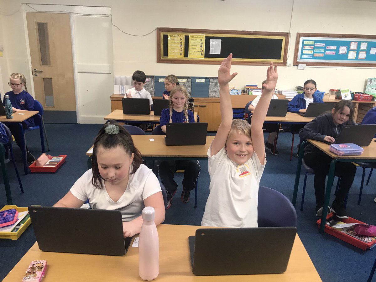 Year5BC's tweet image. Getting to grips with using the Chromebooks and battling it out on TTRockstars! Who will win? #boysvgirls #letthebattlebegin