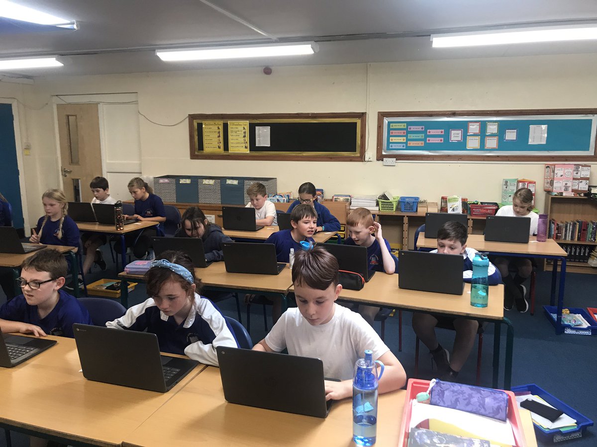 Year5BC's tweet image. Getting to grips with using the Chromebooks and battling it out on TTRockstars! Who will win? #boysvgirls #letthebattlebegin