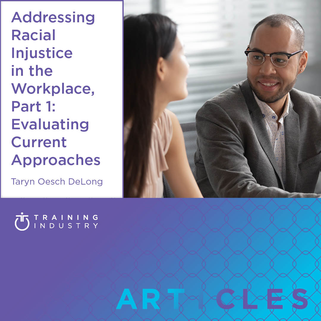 TrainingIndustr's tweet photo. L&D managers have a responsibility to speak up against racial injustice. https://t.co/mgUgPRGACm #DEI #racialequity #diversity #inclusivity #equitableworkplace @tarynmdelong @MonaWeissmark @DrJarikConrad @communitygirl @DrKristalWalker @dhwelcome https://t.co/IwAaoh57o7