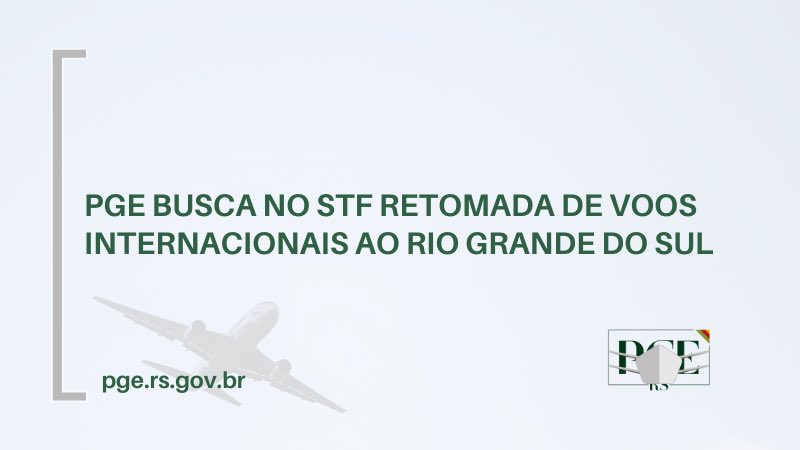 pgers's tweet photo. 🛬 A PGE-RS ajuizou, neste domingo (13), Ação Cível Originária (ACO), no Supremo Tribunal Federal, postulando a liberação de voos internacionais que tenham  como ponto de chegada, no Brasil, os aeroportos situados no Rio Grande do Sul.

📱Saiba mais: https://t.co/LWD8BNubAL https://t.co/dw3IPQVTMF