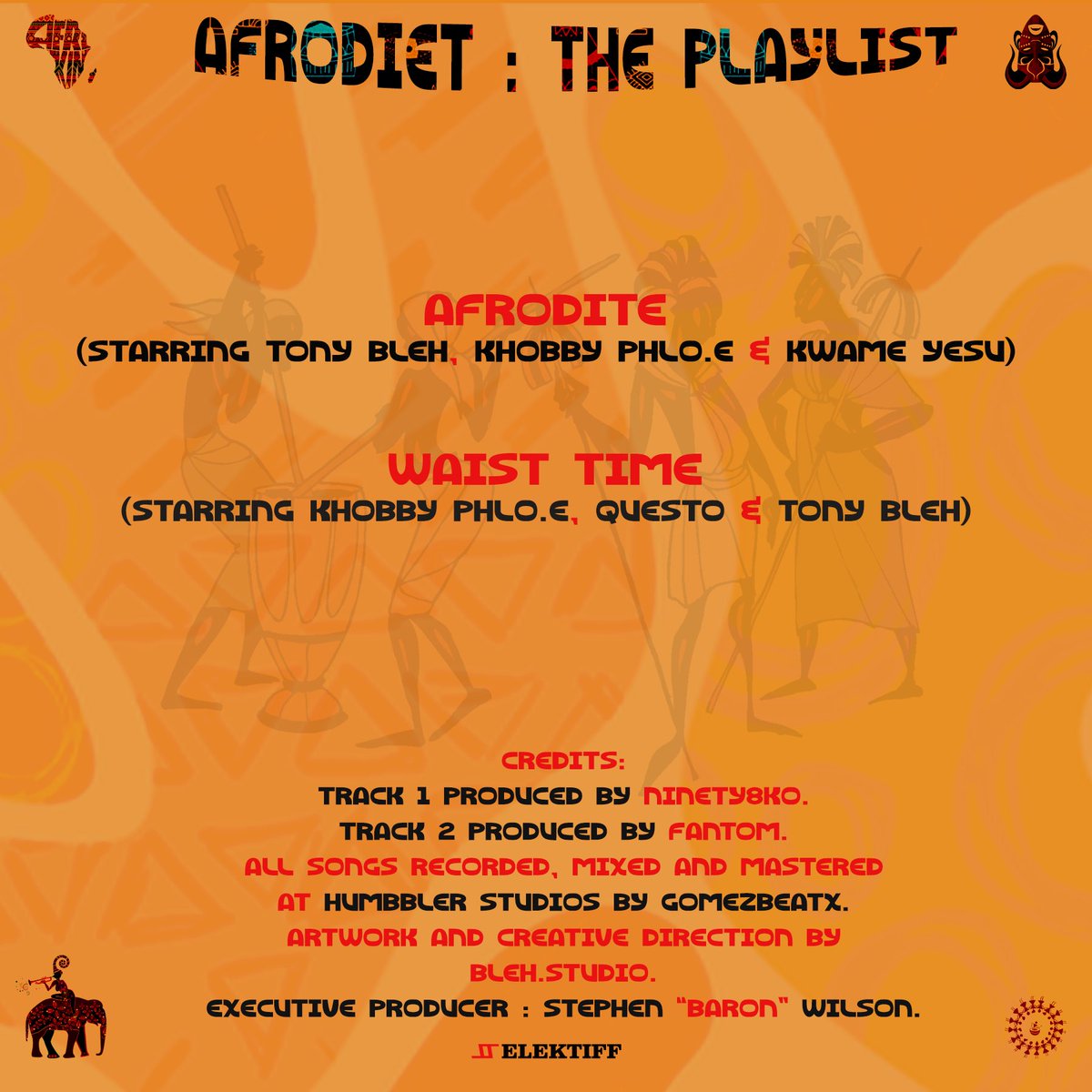 collinzz233's tweet photo. AfroDiet: The Playlist coming this week 🖤 with @iQuesto @TonyBleh_ @kwame_ysu 
Please Retweet 🙏🏽. 
Cover art by @TonyBleh_ https://t.co/IBoh4ePwAf