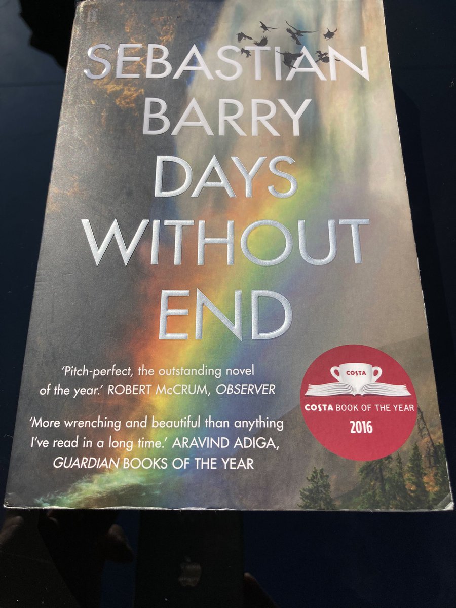 Wispa25's tweet photo. Just finished reading this fantastic book. #DaysWithoutEnd #SebastianBarry Totally absorbing. Heartbreakingly beautiful. Completely draws you into. I absolutely loved it. https://t.co/jmrpjBdUdr