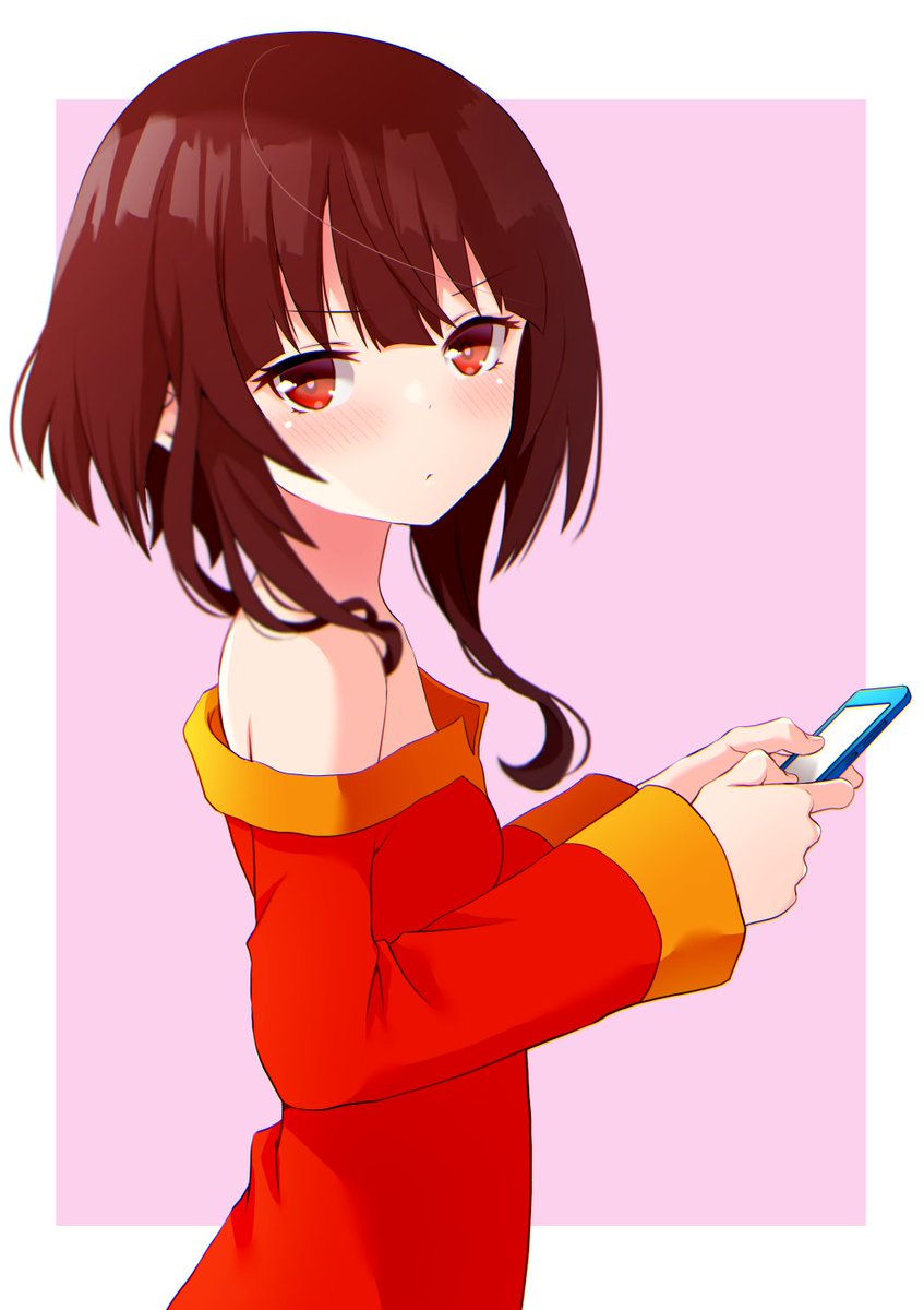 めぐみん このすば ゆんゆんとlineしてたんですか ヤセハッタギのイラスト