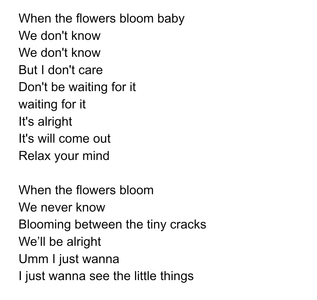 song_trans's tweet photo. 1. Bloom - Yella ft SNZAE - Translated Lyrics

MV - https://t.co/RGw14Wt4ja https://t.co/QnKwxt7ZzR