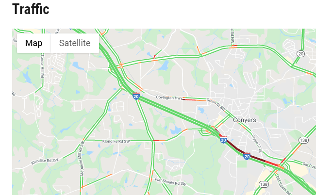 WSBTraffic's tweet photo. RED ALERT due to a Structural Fire on Covington Hwy that has I-20/eb/wb shut down btw. Sigman Rd. (exit 78) and West Ave. (exit 80) Avoid and use Flat Shoals Rd. as an alternate @RockdaleSheriff https://t.co/kTgeaYu0Zi #ATLtraffic https://t.co/ZpN7LK1Aef