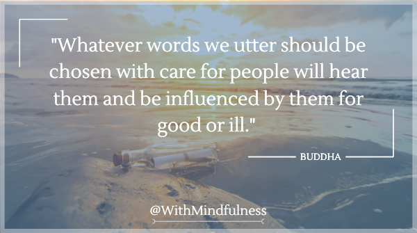 Kindness and treat others how we would like to be treated ourselves. What's your intention for this week? 
 #mindfulspeaking #Mindfulness #reflections