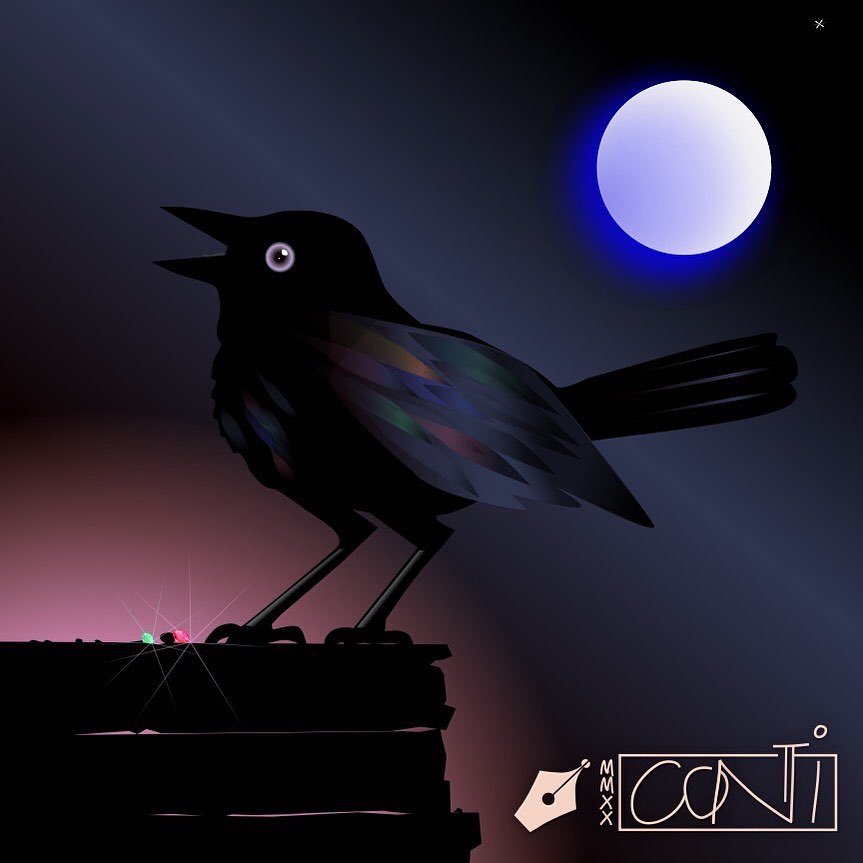 inkpad_app's tweet photo. Blackbird by John Conti using Inkpad for iPad. #blackbird #inkpad #inkpadapp #digital #vector #drawing #art #vectorart #ipadartist #digitalart #digitalillustration #graphicdesign https://t.co/i0Ix0rtWke