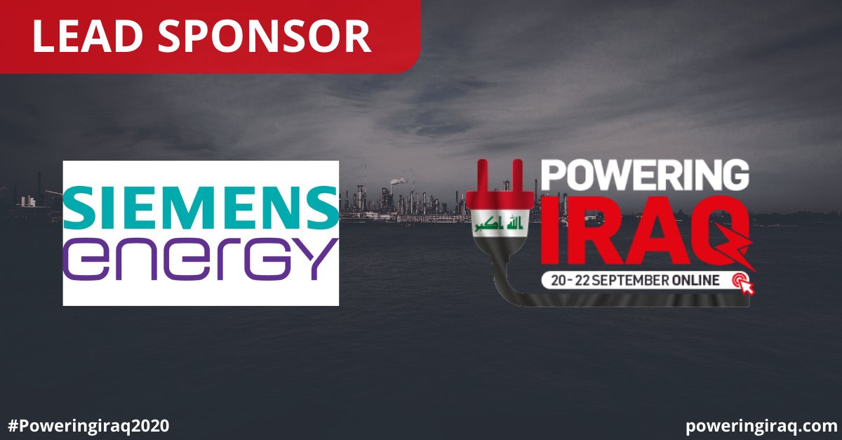 TheIraqBG's tweet photo. We are delighted to welcome our Lead Sponsor @siemens_me
#Poweringiraq #Energy
More information: https://t.co/l33WPF6US6 https://t.co/Vr3nRxFOax
