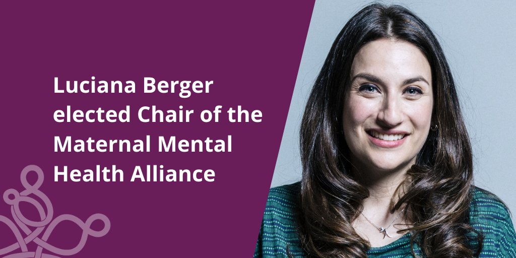 MMHAlliance's tweet photo. We are delighted to introduce you to the new Chair of the Maternal Mental Health Alliance: @lucianaberger!

Luciana was unanimously appointed by MMHA members at a virtual election on Thursday 3 September.

Read more: https://t.co/jj8l9WnyA5 https://t.co/4PzTDMrkj9
