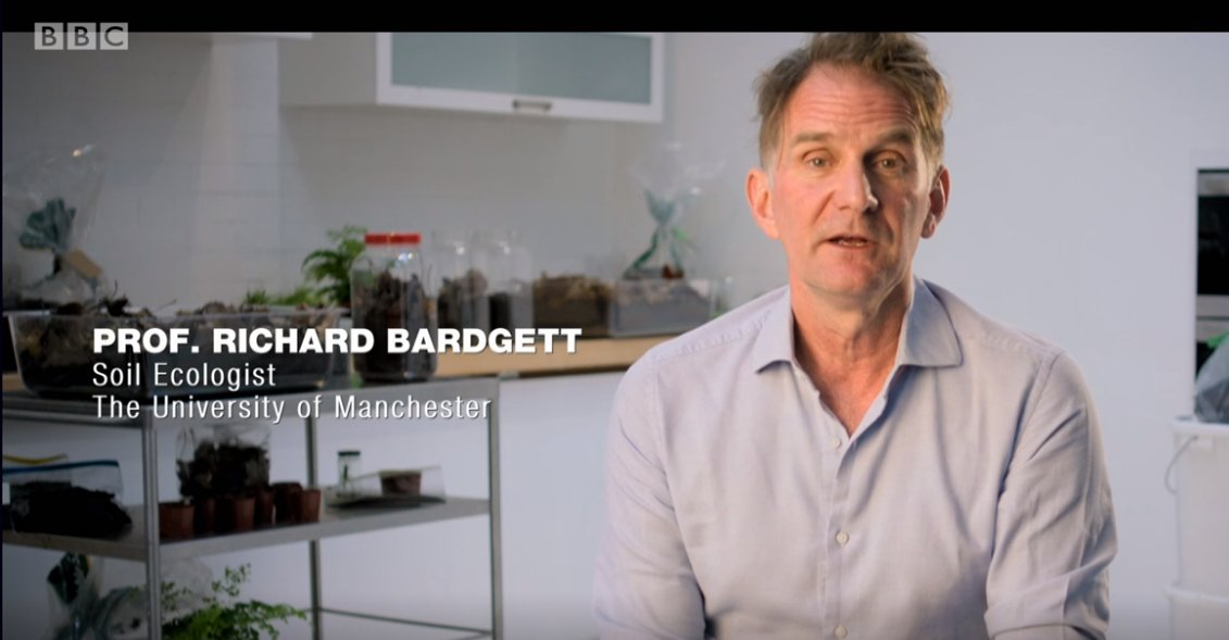 SoilEcolUoM's tweet photo. It was great to see soil systems included in discussions about biodiversity loss. Richard Bardgett was on BBC One last night to talk about how soil organisms are key to global food security. https://t.co/4LfPCQmkYP #soil #biodiversity #ExtinctionTheFacts https://t.co/uhxAiMJUD3