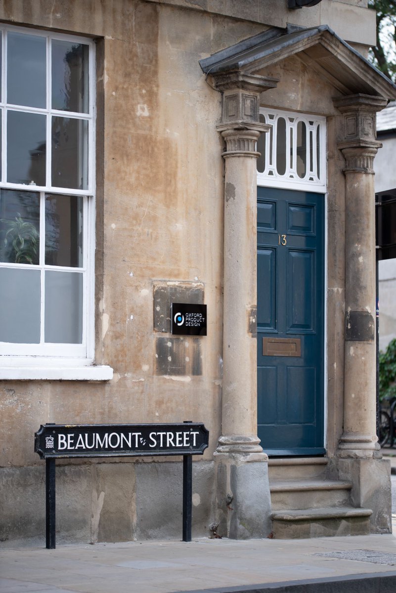 OxProductDesign's tweet photo. Yipee, check out our new office signs! We've definitely made our mark on 13 Beaumont Street. 😁 https://t.co/3modBHqoqB