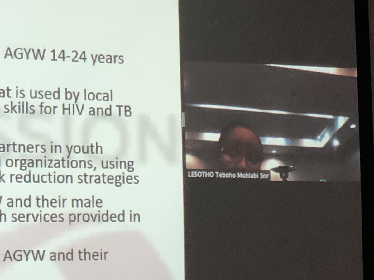 AlankarMalviya's tweet photo. #Lesotho presents it’s success story of #AGYW HIV prevention programs #HIVPreventionESA in the @SADC_News senior officials meeting. Excellent meeting bringing 16 countries’ prevention stakeholders to learn from each other @UNLesotho @jtmakokha @nac_lesotho @NetworkAthena @UNAIDS https://t.co/6WLHZIgTKj