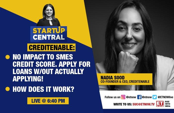 ETNOWlive's tweet photo. #StartupCentral | Itβs like an Uber for biz loans for SMEs, and works with lenders like ICICI, Kotak, Bajaj Finance. During the #lockdown it helped SMEs get loans in a record 4 days. Whatβs next?
@nadiasood @CreditEnable @iamadityaghosh @NayantaraRai https://t.co/r7L8x2nygo