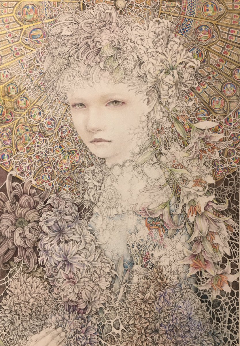 内山田画廊作 絵画（アクリル画）s6号 タイトル未定 内山田画廊作 絵画