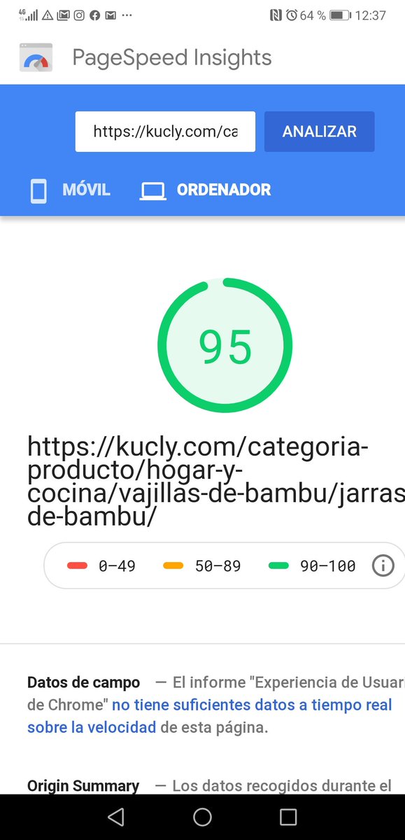 posonty's tweet image. Por fin he logrado configurar la plantilla Rehub para mejorar la velocidad. Adiós #VisualComposer y #Elementor, bienvenido #Gutenberg, aquí podéis ver la carga de la URL kucly.com/categoria-prod…