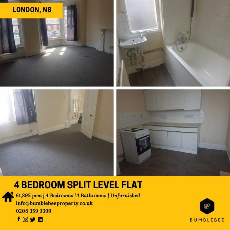 BumblebeeLDN's tweet photo. Bumblebee are pleased to offer this well presented four bedroom split level flat above shops located in the heart of Crouch End!
๐๏ธ 4 bedrooms
๐ 1 bathroom
๐๏ธ unfurnished
#CrouchEnd #London #HousingMarket #Rent #ForLet #Lettings #LettingAgent #Tenant #Landlord https://t.co/e6mWjhwF4G