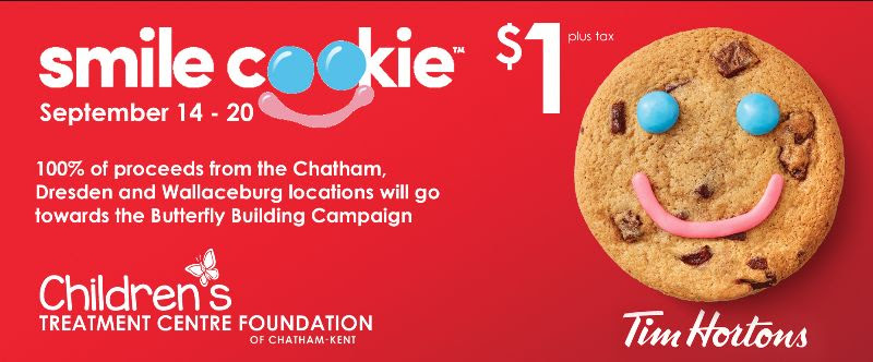 ICYMI... <a href="/TimHortons/">Tim Hortons</a> #SmileCookies are BACK! 

Makre sure to buy yours and help support the @CTC_CK! #ckont 

ctcf-ck.com/wp-content/upl…