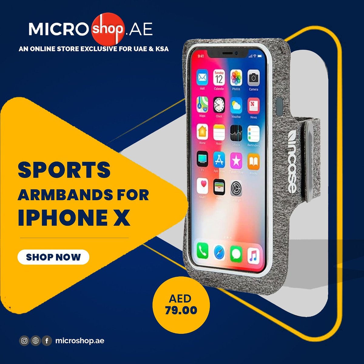 microshopae's tweet photo. Sports case for iPhone X that allows you to play, and keep your iPhone X always in hand at the same time. The band comes with a slot for plastic cards, and the case is made of wear-resistant TPU. Buy online now!

Shop Now...
https://t.co/daAJ6KWEFp?
https://t.co/LiNYaaL4tt https://t.co/tn6FdC7OVT