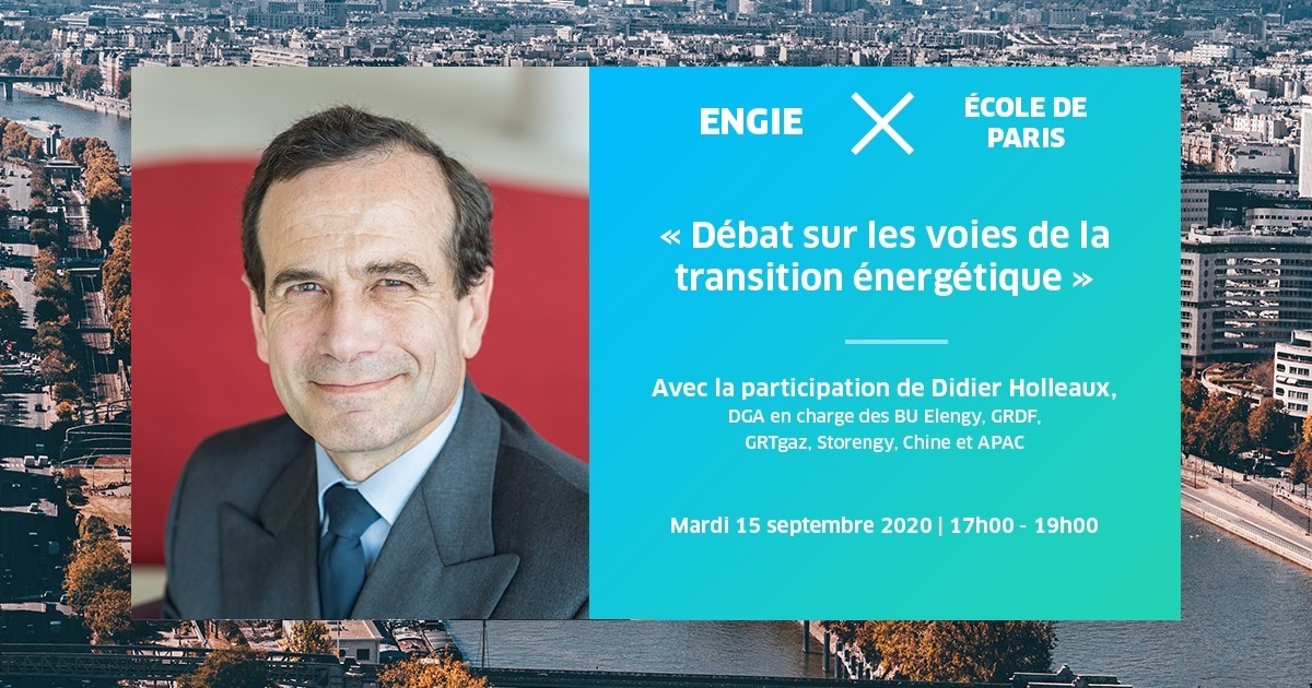 ENGIEnewsroom's tweet photo. 📆[AGENDA] Rendez-vous demain pour suivre le "Débat sur les voies de la #TransitionEnergetique" avec @DHolleaux (Directeur Général Adjoint d'@ENGIEgroup) et Jean-Marc Jancovici
⏰15/09 - De 17h à 19h https://t.co/Eqnq2TWsqe