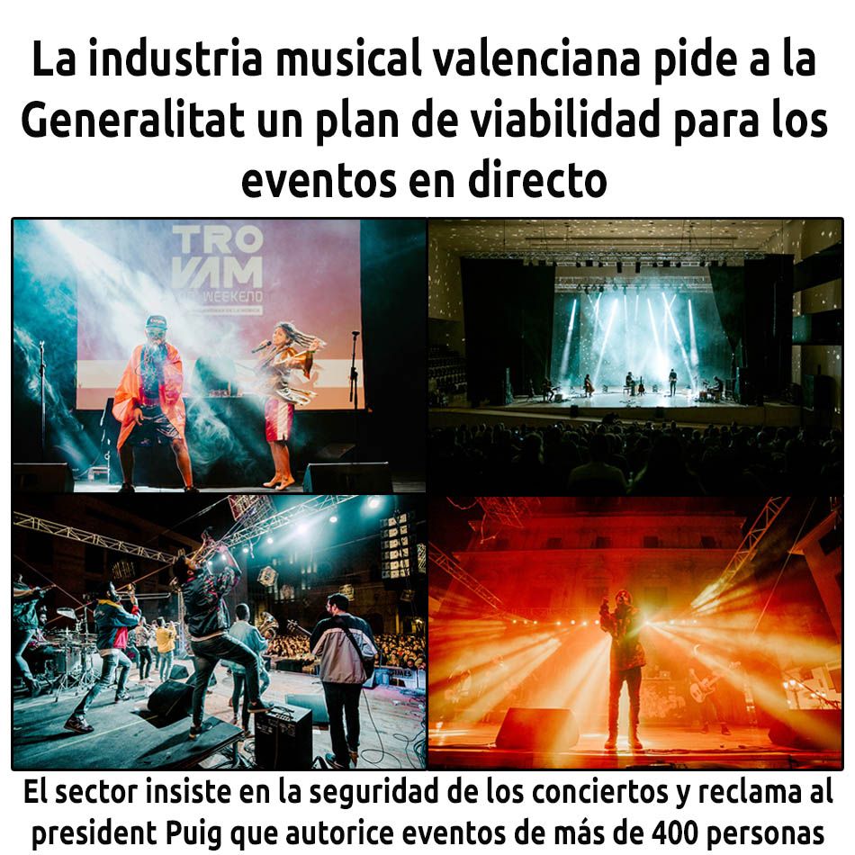 hosteleriaenvlc's tweet photo. LA INDUSTRIA MUSICAL VALENCIANA PIDE A LA GENERALITAT UN PLAN DE VIABILIDAD PARA LOS EVENTOS EN DIRECTO

https://t.co/IIXPUrAXt2

@musicaprocv #MusicaproCV #musicaprocv #HosteleriaEnValencia #PlanDeViabilidad #EventosEnDirecto #IndustriaValencianaMusica  #ComunidadValenciana https://t.co/NmGmO9gLua