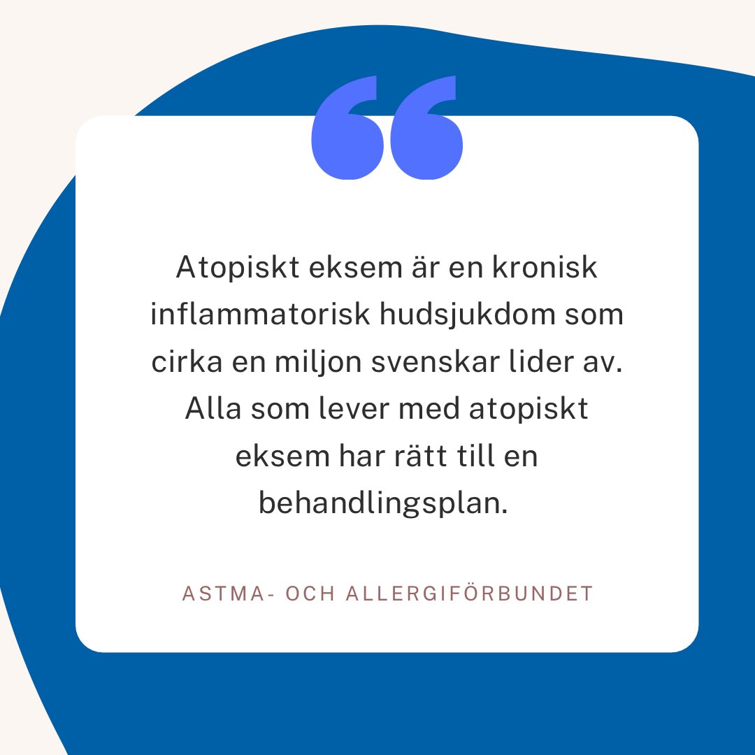 AochAF's tweet photo. Alla har rätt till en behandlingsplan. #vardpol #AtopicEczemaDay https://t.co/QLdQJXYhWA