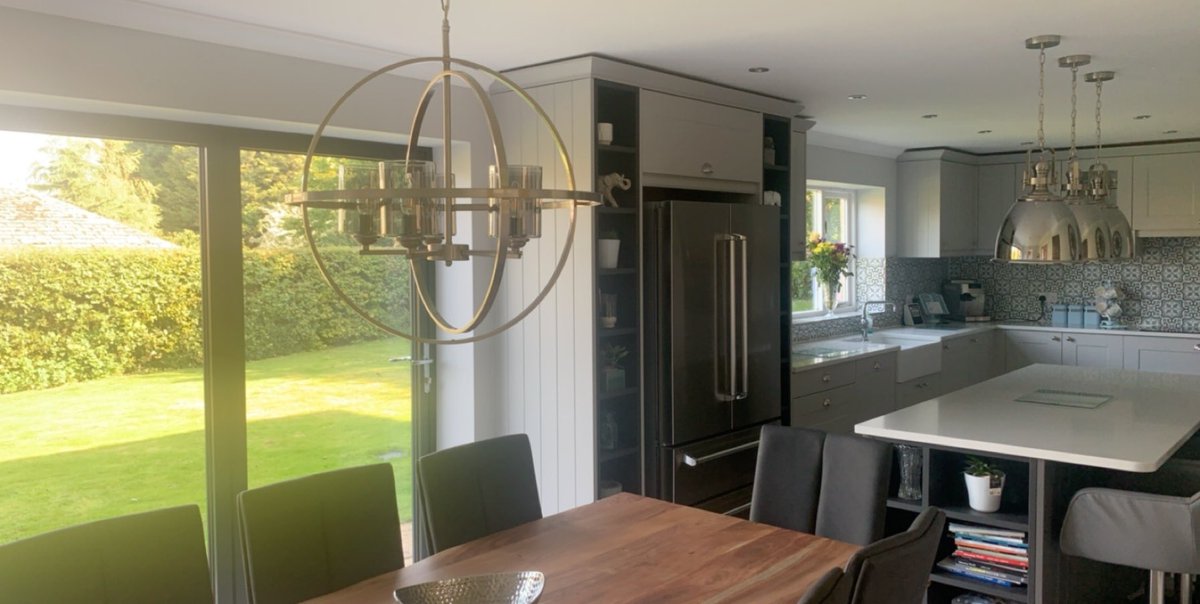 emilymccc's tweet photo. just in case anyone love’s a kitchen transformation this is what lockdown did for us https://t.co/faYQqs4bjh