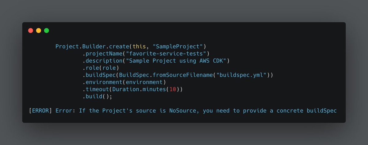 drissamri88's tweet image. Has anyone used #CDK + #CodeBuild example (without Pipeline)?
I want a CodeBuild container that I can trigger manually with the API/SDK afterwards.
@edjgeek @rchrdbyd @marekq