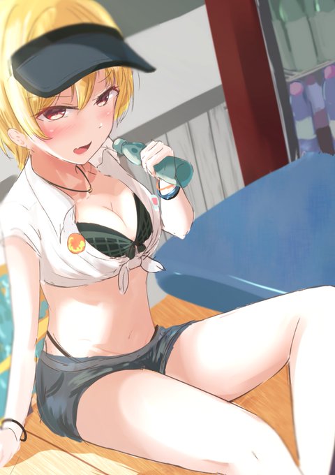 友人との描け麻雀の負債。シャニマスの西城樹里ちゃんを描きました。 