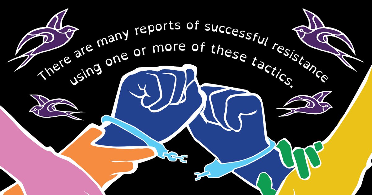 sdetsup's tweet photo. There are many reports of successful resistance using one or more of these tactics #enddeportations #canceltheflights #noborders https://t.co/9QYe4fUiLl