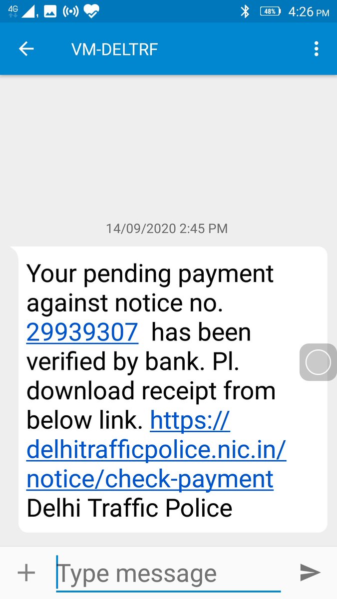 Manojbhattaraii's tweet photo. Thank you @PhonePe_  @DelhiTrafficPol https://t.co/K5eMGPeFnO