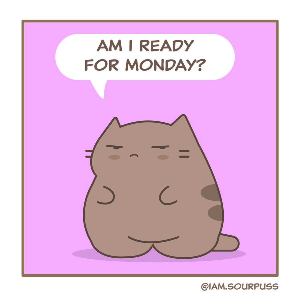 iamsourpuss's tweet photo. Happy Monday 😾😹 #grumpy #cat #mood #lol #catmeme #monday https://t.co/K8Ds9hgcUd