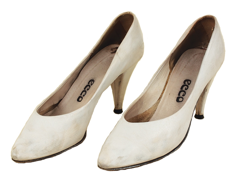 WornOnThisDay's tweet photo. Worn #onthisday in 1984 by @Madonna to sing "Like A Virgin" at the first ever @MTV @vmas, at @RadioCity Music Hall in New York, NY. She later told @jayleno: “I lost my . . . white stiletto. . . . As I reached for the shoe, the dress went up. And the underpants were showing." #OTD https://t.co/lPW5Lpp9wb