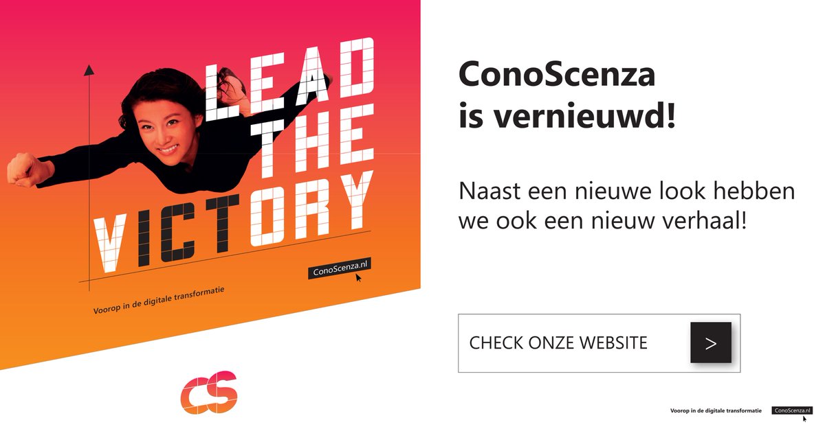 ConoScenzaBV's tweet image. [NEWS ALERT] ConoScenza is vernieuwd! Neem snel een kijkje op conoscenza.nl