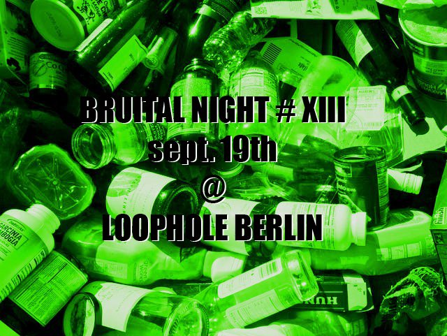 strong ltd number of guests! book your ticket now - write to #BruitalEvents::: 
facebook.com/Bruital-Events…