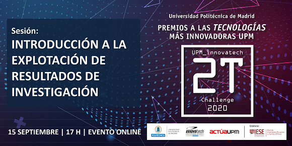 UPM_innovatech's tweet photo. ¿Quieres formarte en comercialización de tecnologías? El #2TChallenge te da acceso a un curso 100% financiado para investigadores UPM, que cuenta con un 98% de máxima satisfacción en sus ediciones anteriores. ¡¡Inscríbete antes del 22/09!! https://t.co/5ytZA4RSbY https://t.co/v5jXREeTQy