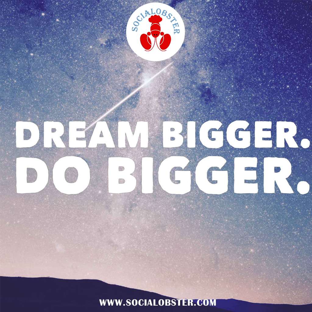_Socialobster_'s tweet photo. "Dream Bigger Do Bigger."
#Socialobster #MotivationalQuotes #MotivationalMonday #InspirationalQuotes #QuoteOfTheDay #QuotesAboutLife #InspiringOthers #SelfMotivation #GetInspired #DreamBigger #NeverGiveUp #BeYourself https://t.co/p0k4Hkrf8a