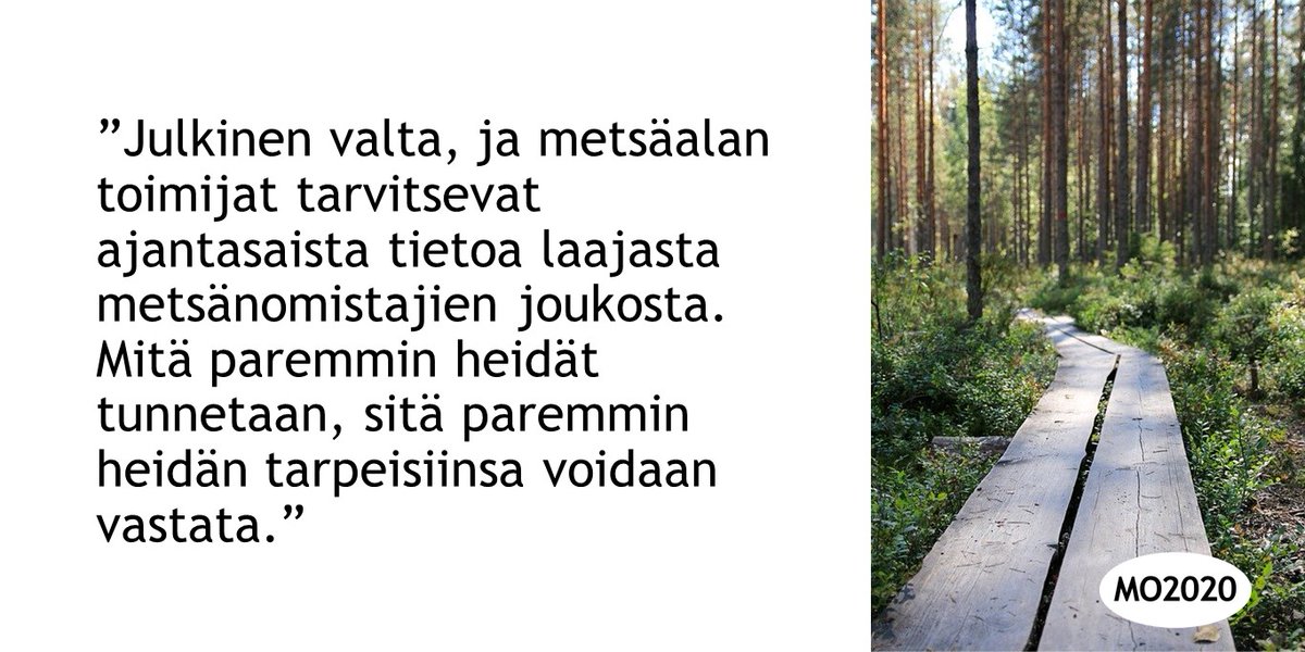 Ministeri Leppä korosti tuloswebinaarissa videotervehdyksessään metsänomistajatutkimuksen merkitystä. #metsänomistaja2020 <a href="/helsinkiuni/">University of Helsinki</a> <a href="/LukeFinland/">Luonnonvarakeskus</a>
<a href="/PTTfi/">PTT</a> @TTSfi <a href="/mmm_fi/">MMM</a> <a href="/metsasaatio/">Suomen Metsäsäätiö</a> <a href="/mmsaatio/">Metsämiesten Säätiö</a>