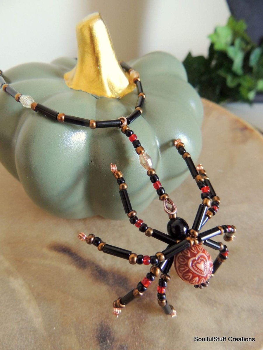 SoulfulStuff1's tweet image. Spiders are symbols of connection and community.#ontheworkbench #spiders #Halloween #waterspider #soulfulstuffonetsy