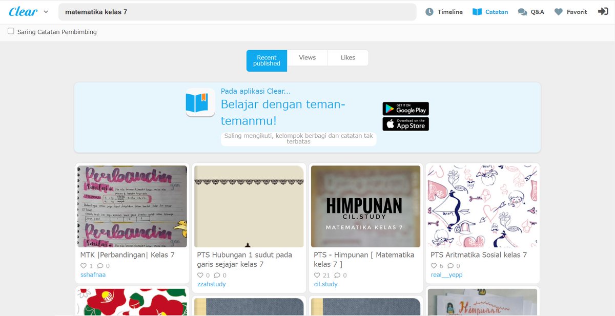 clearnote_id's tweet photo. 🔎 CARA MENCARI CATATAN DI CLEAR VERSI APP DAN WEB 🔍

Catatan di Clear terlalu banyak tapi nggak nemu yg kamu caari? Mau catatan spesifik, kayak geografi kelas 10 atau materi hukum dasar kimia?

Biar nggak usah scroll satu-satu, mimin ajari cara cepatnya ya!

A Thread~ 😁 https://t.co/UBYmjzGmAV