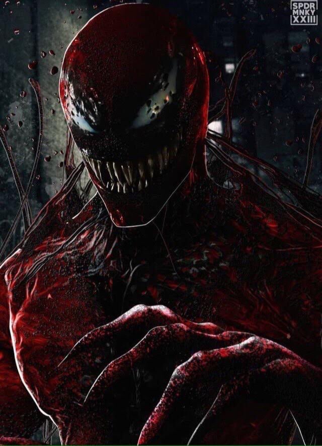 @HisFallenFriend identical to Venom in built but crimson.

  ❝You surprise us for a weakling, now let us feast upon your bones.

   For we hunger~.❞

#TheRegime
 #WarOfEquity