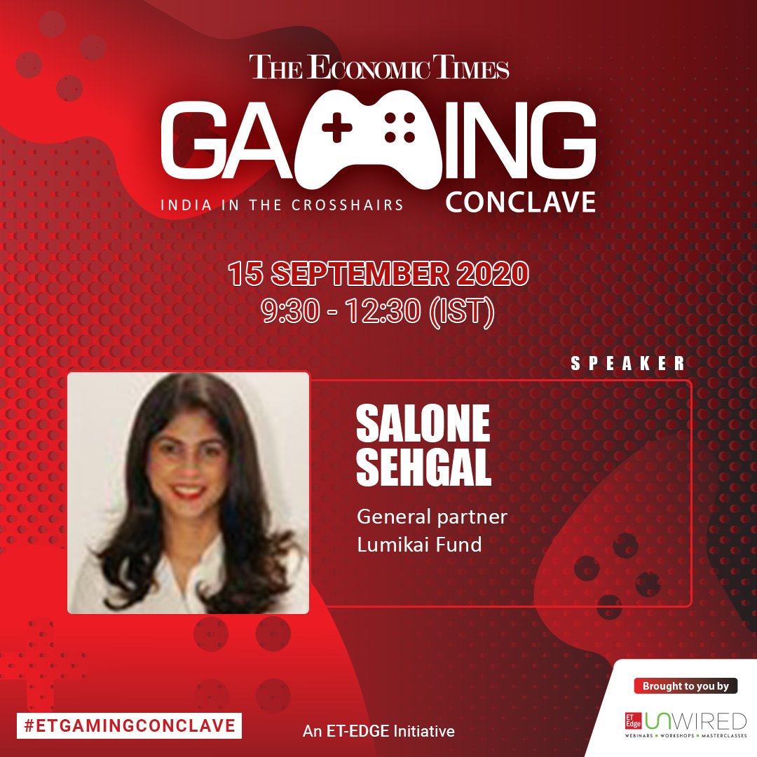 #ETUnWired | Gaming goes mainstream
at the inaugural edition of #ETGamingConclave with @Lumikai 

#gamingindustry #gamingcommunity #esportsnews #esportsbusiness #mobile #venturecapital