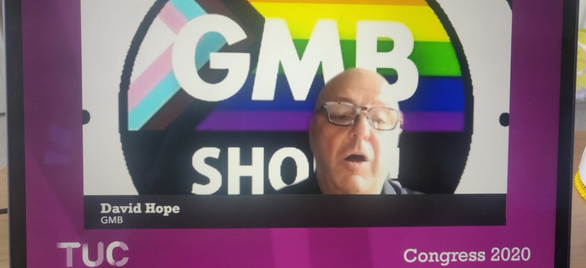 daveflanagan123's tweet photo. @gmbnwi member @DavidHo77382008 speaking at #TUC2020 "Diversity is a strength" @GMB_union https://t.co/ZlWSw3ZIeZ