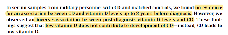 GI_Pearls's tweet photo. Vitaming D & Crohn's "the chicken or the egg?" - awesome paper by @berkeleydoc #GITwitter
https://t.co/rLDUUScLCN
One of the papers reviewed on my podcast #GIPearls https://t.co/auroAiHoqv