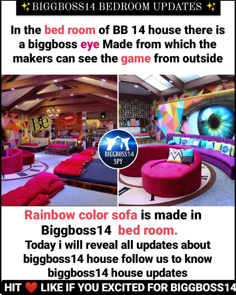 #BiggBoss14 house bedroom updates
#bb14