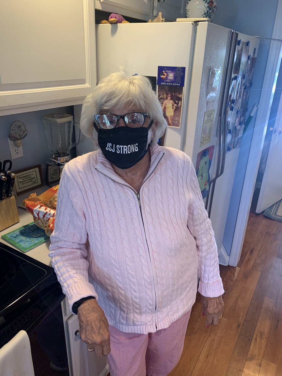 JSJStrong's tweet photo. This is wild. My dad would be so proud of all the support❤️ I can’t thank everyone enough and it’s only the start of great things to come!!
The new #JSJStrong masks came in let me know if u want to be involved on the next order and I still have some left as of today. https://t.co/LiT96lewub