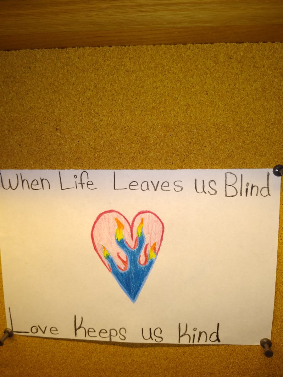 Imagine_Lily_'s tweet photo. Made this little doodle the other night inspired by one of the many beautiful songs on A Thousand Suns! Happy 10th Birthday ATS! Wombat family, here's my little message to you if you need a little pick me up today! ❤️ #ATS10 https://t.co/KWifflZHYx