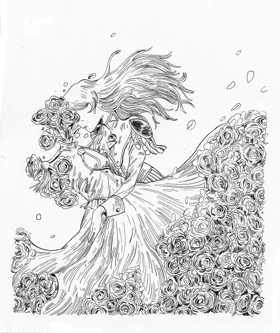 Name: The Rose Bride

Approx. Size: 9 x 11 in

Price: $75 