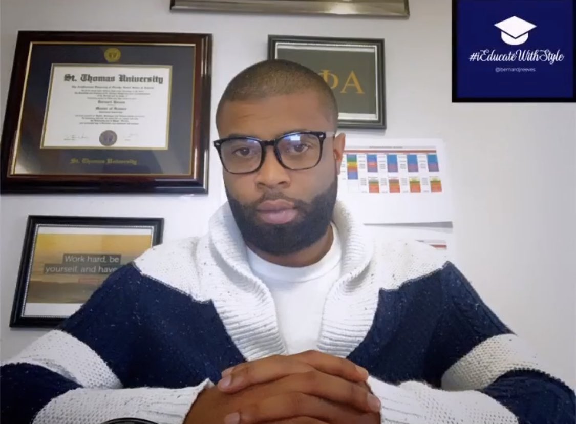 BernardJReeves's tweet photo. Happy Monday Everyone. Let’s Make This Week Great on PURPOSE 📚📖📒
#iEducateWithStyle #InnovativeLearning #BlackMaleEducator https://t.co/zOlwIyLEGv