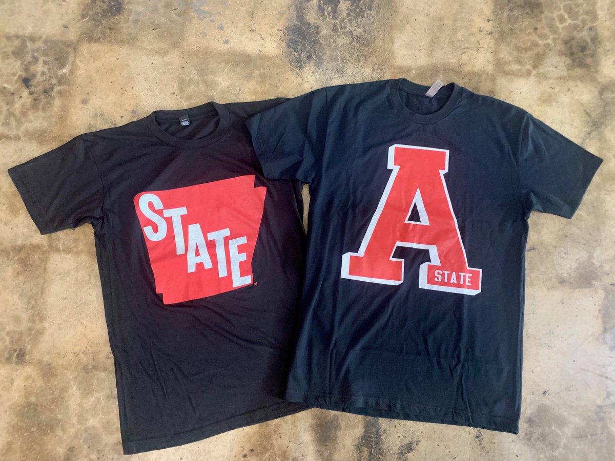 RockCityTees's tweet photo. AState Nation has a little pep in their step after their upset this weekend...and short handed! 
#wolvesup #astatenation #jonesboro #astateredwolves @redwolvesfb https://t.co/od7E1KHK0F