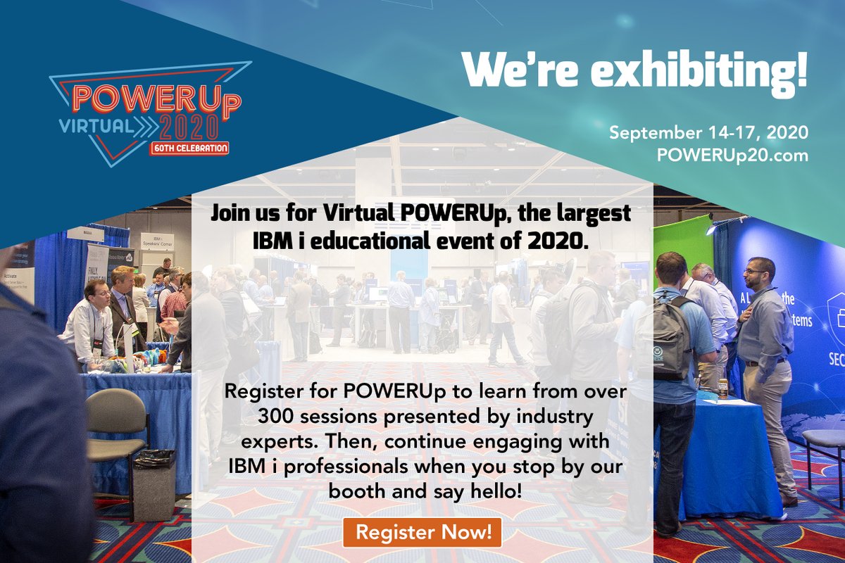 We are excited to be participating in this week's POWERUp Virtual 2020 Conference! Stop by our booth to chat about IBMi and how <a href="/ConvergeTSC/">Converge Technology Solutions</a> can help solve your business needs. Click the link below to register for a FREE Expo Only pass. lnkd.in/dyicYmg